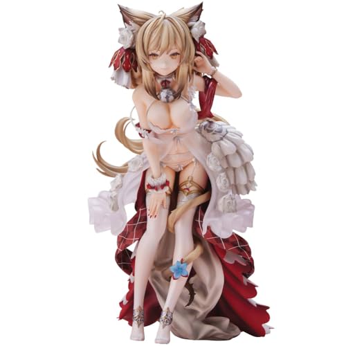 Zhongkaihua Neko-chan Figur Illustration Katze Mädchen Modell Actionfiguren Original Malerei Figur Sammlerstücke Ornamente 25 cm stehend