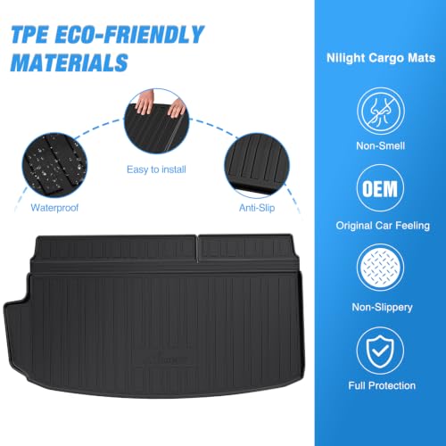 Image of Nilight Cargo Mat for Chevy Traverse GMC Acadia 2024-2026,Buick Enclave 2025 2026