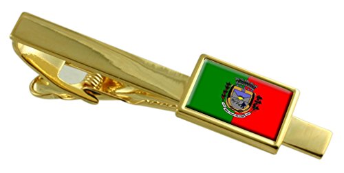 Clip de Corbata Personalizada oro Sao José de UBA grabado