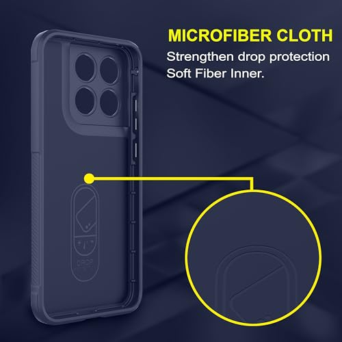 Image of Zapcase Back Case Cover for Motorola Edge 70 Fusion | Compatible for Motorola Edge 70 Fusion Back Cover | Liquid Silicon Magic Case with Camera Protection | Sapphire