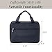 Baggallini Large Hanging Travel Toiletry Kit - Lightweight 8x11 Inch Makeup Bag
