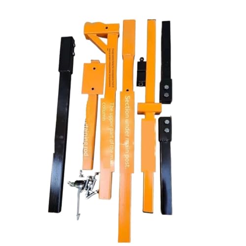 Grue portable - Portique pliable avec treuil manuel et support de montage pour une installation...