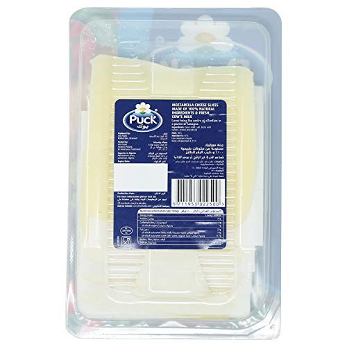 Puck 100% Natural Mozzarella Cheese Slices 150 g