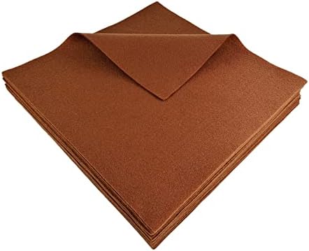 Miękki filcowy filc w kolorze różowego różu, elastyczna tkanina filcowa do ręcznej robótek ręcznych, 1,4 mm grubości, 30 x 30 cm, zestaw arkuszy filcowych do projektów DIY i szycia