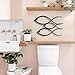 DEKADRON Animlas Metal Wall Art Works - Fish Family Metal Wall Decor Home Office Decoration Bedroom Living Room Decor (24