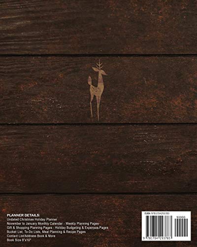 image for Christmas Planner & Organizer: The Ultimate Holiday Productivity Journ