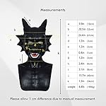 Smitizen monster mask for adult dragon mask furry animal head for cosplay roleplay animal masquerade mask for cosplay costume 13 4147jmfawwl. Sl500. Ss150