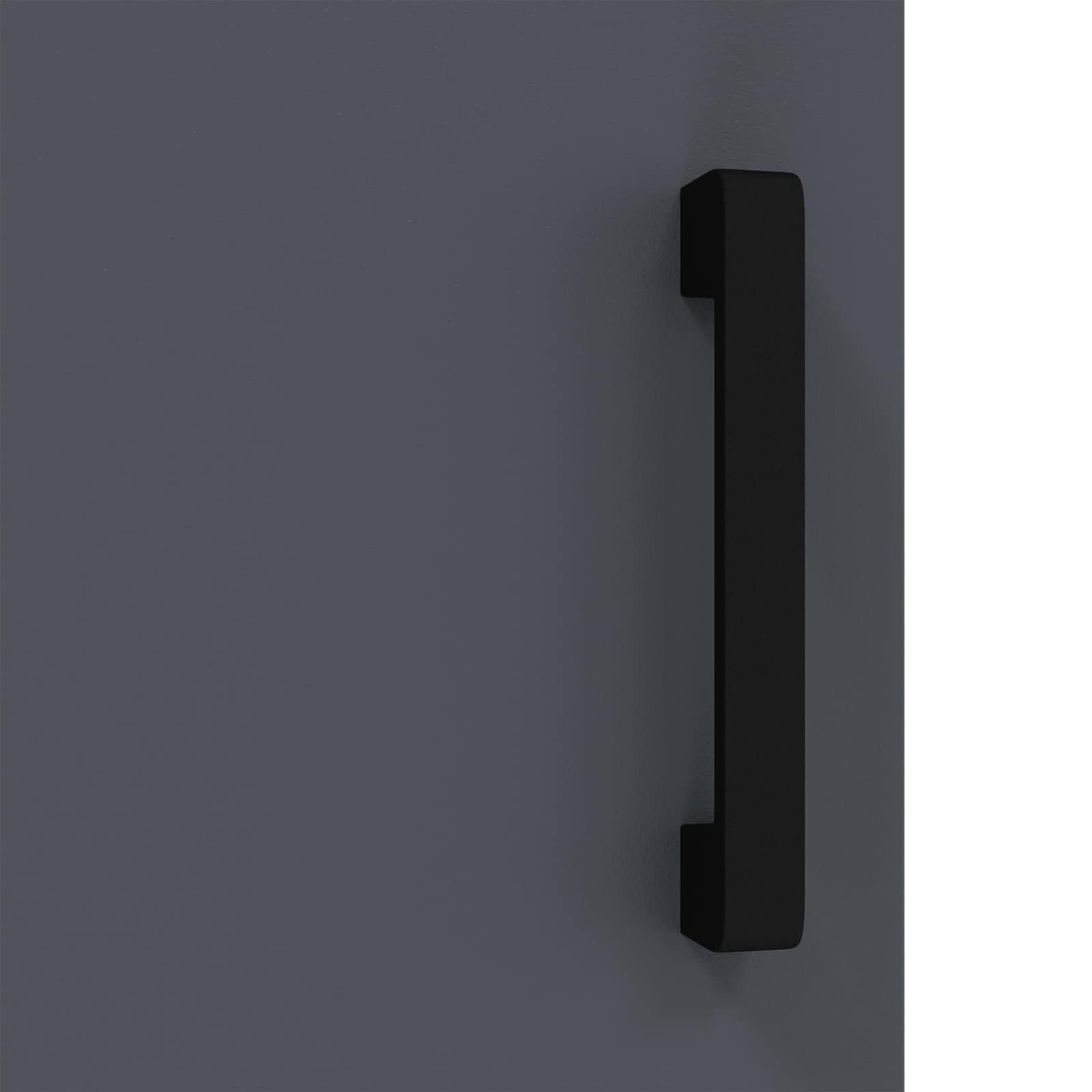 vidaXL Armadietto per Stoccaggio in Cucina HATTEM Antracite Acciaio, Cucina, Moderni sistemi di stoccaggio, scaffali rettangolari, Design Funzionale, mobili da Esterno, armadietti Eleganti