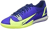  Nike Mercurial Vapor 14 Academy IC, Chaussure de Football Mixte, Lapis/Volt-Blue Void, 46 EU