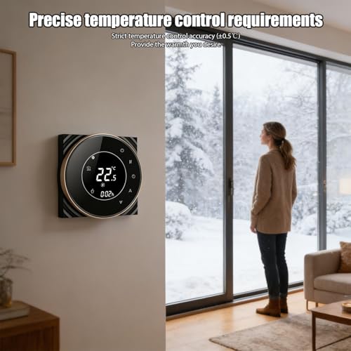 Régulateur de chauffage connecté LCD pour four mural et chaudière - 3
