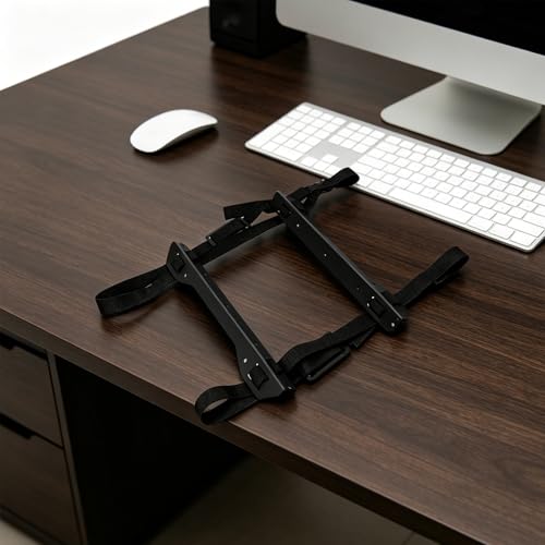 Soporte para torre de PC bajo escritorio: soporte para caja de computadora de acero inoxidable antivibración y resistente para CPU de torre para oficina en casa y estación de trabajo de juegos miniatura 7