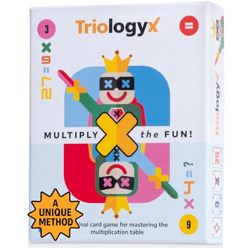 Triologyx Multiplication Game for Kids – Interactive Math Card Game