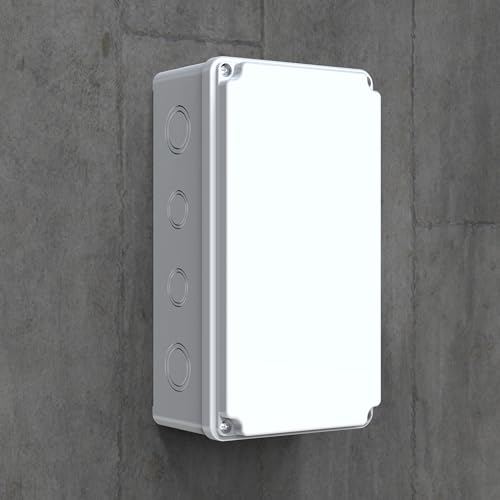 YAVUZ Buat Kutusu, Bağlantı Kutusu, Dağıtım Kutusu IP65 Su Geçirmez 120 x 220 x 80 mm Muhafaza Kutusu POLİ 032-1222