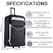 26" Medium Lightweight Expandable Suitcase Luggage Case Trolley Bag Travel