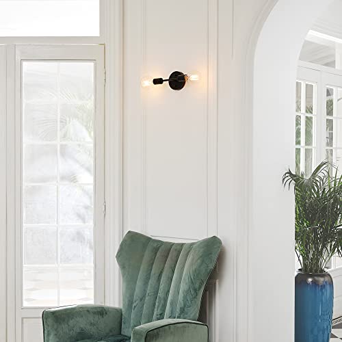 Globe Electric 65558 2-Light Reversible Vanity Light, Matte Black, Makeup Lighting, Beauty Room Accessories, Bathroom Lights Over Mirror, Makeup Mirror Lights, Decorative Lighting, Home Improvement #TOP3