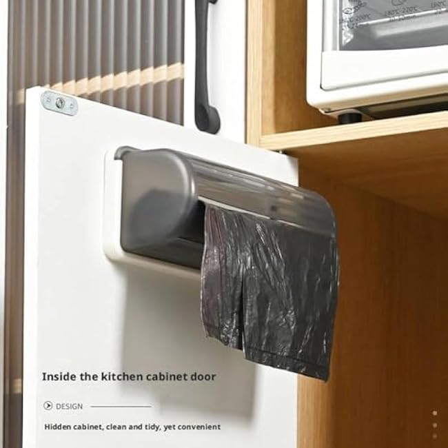 Garbage Bag Storage Box,Trash Bag Plastic Bag Storage Holder,Plastic Bag Holder,Garbage Bags Dispenser,Wall Mounted Garbage Bag Dispenser Organizer,Kitchen Storage and Organization Accessories