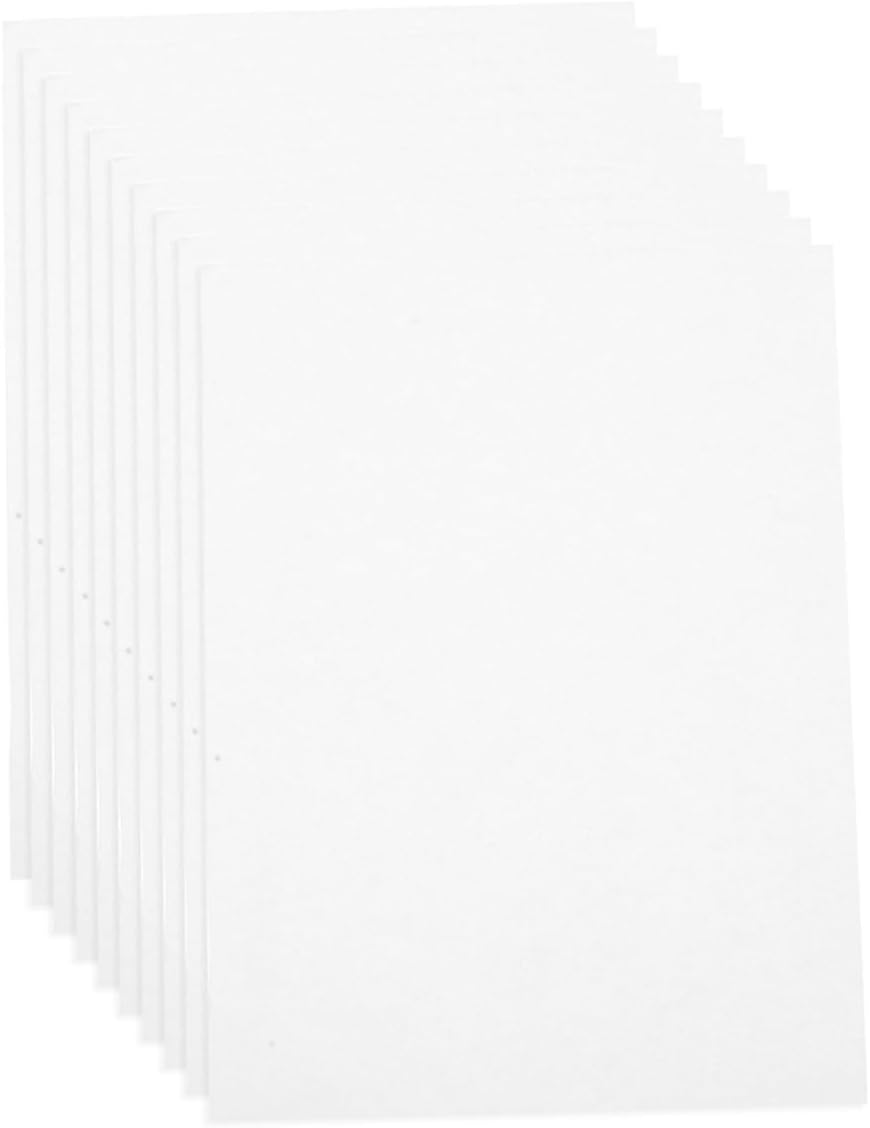 30pcs Reusable Flower Pressing Lining Paper Tissue for DIY Specimen | White Blotter Sheets, Extra Strong Water Absorbing Layers, Press Multiple