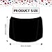 All Black Fabric 4X5Ft Hood Cover for Car Hood Cover, for Celebrations Vehicles Decorate Accessories Fits Coupe Saloon SUV Pickup Trucks