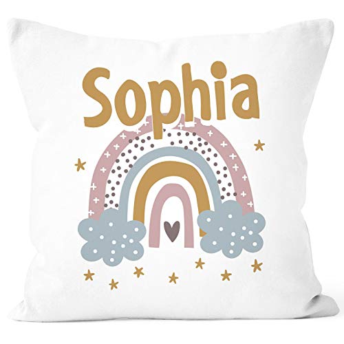 HoveeLuty Regenbogen Kissen Für Kinder - Süßes Plüschkissen In Regenbogenform 35cm