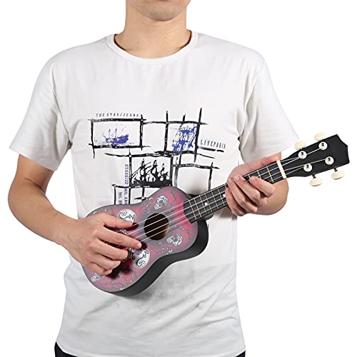 Ukulélé pour Débutants,Ukulélé de Peinture À Base D’Eau en Nylon et Bois de Basse Respectueux de L’Environnement,Ukulélé… - Les Beatles, Paul McCartney, John Lennon, RIngo Starr, George Harrison Ukulélé pour Débutants,Ukulélé de Peinture À Base D'Eau en Nylon et Bois de Basse Respectueux de L'Environnement,Ukulélé… – Image 3
