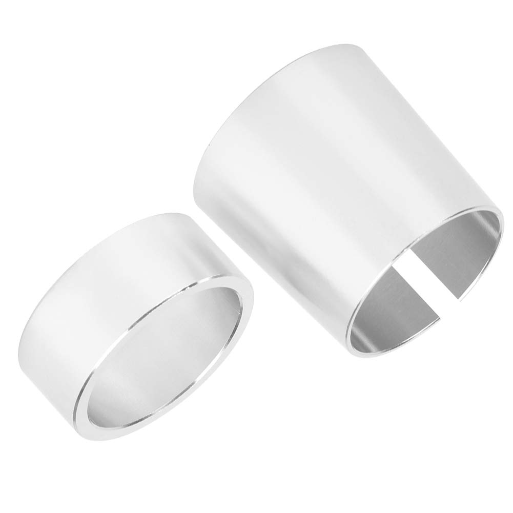 Eje de Embrague de Carro, Conector Adaptador de Eje de Embrague de Accionamiento Cónico de 1 Pulgada Accesorio de Aluminio Plateado