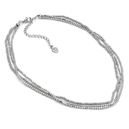 Collier ras du cou 3 fils Vestopazzo, le bijou idéal pour vos tenues d'été
