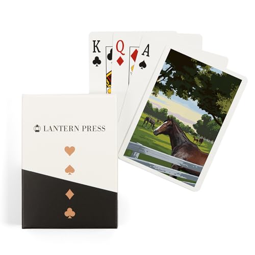 Baraja Horse Pasture, 52 cartas, tamaño póker
