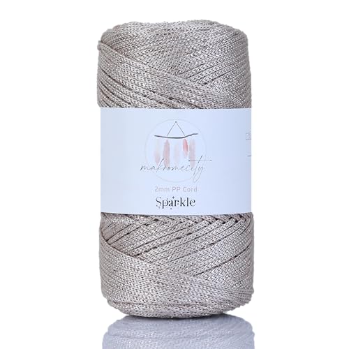 Cordón de macramé de poliéster brillante de 2 mm para tejer estilo tradicional 2