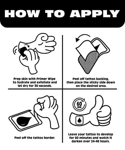 Inkbox Temporary Tattoos, Semi-Permanent Tattoo, One Premium Easy Long Lasting, Water-Resistant Temp Tattoo With For Now Ink - Lasts 1-2 Weeks, Shark, 2 X 2 In #TOP3