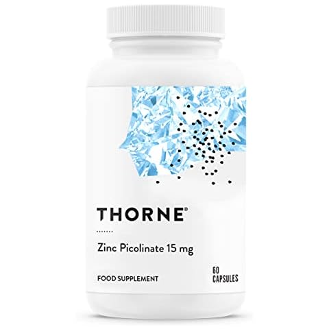 Thorne Zinc Picolinate 15mg Supplement - 60 Capsules Cover