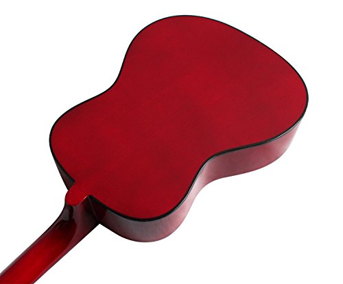 Vizcaya Kids Beginner 31” Classical Acoustic Guitar 1/4 Size Nylon Strings 30" Classical Guitar With Gig Bag, Strap, Picks, Pick Holder, Extra Strings, Electronic Tuner For Students, Adults-Natural #TOP4