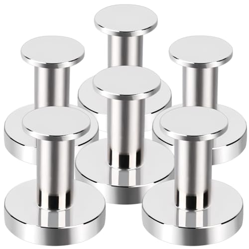 OCEUMAOA Magnethaken Extra Stark 32kg Neodym Magnete mit Haken Schwarzen 36mm Magnet Haken Hakenmagnete Groß für Eisentüren Kühlschränke Küchen Kleiderablage Büro Camping Magnetic Hooks 6Stück