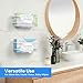 THYGIFTREE Glove Box Holder Wall Mount Dispenser, 2 Pack Metal Rack for Rubber Latex Disposable Gloves Facial Tissue, White