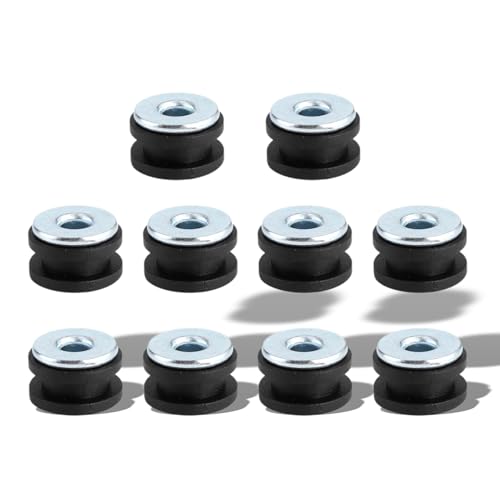 Œillets en caoutchouc de rechange pour moto, kit de 10 pièces universelles