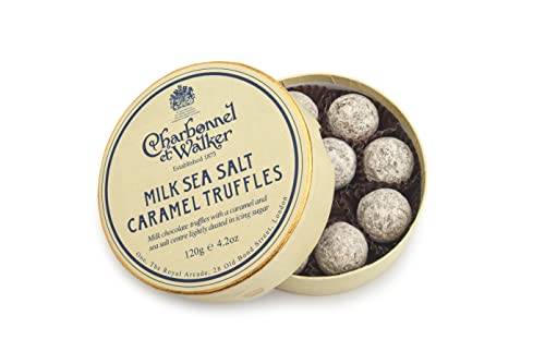 Charbonnel et Walker Milk Sea Salt Caramel Truffles, 4.2 Ounce