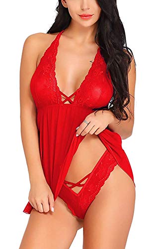 Babydoll mini rouge extensible Xs and Os qui sublime les courbes sans serrer la peau