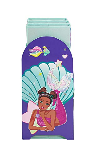 Barbie Mermaid Multi-Bin Toy Organizer, Multi Color