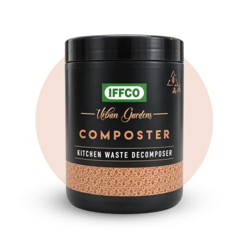 Image of IFFCO Urban Gardens - Composter 500gm - Bokashi Powder for Kitchen Waste Decomposer - Helps Faster Decomposition & Odor Control