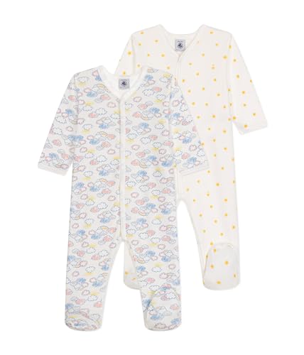 Petit Bateau Unisex Baby A09MX Sleep Well Pajamas, Variante 1, 6 Mois