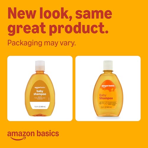 Amazon Basics Tear-Free Baby Shampoo, 13.6 Fluid Ounce, 4-Pack, Packaging May Vary Temp - image 2