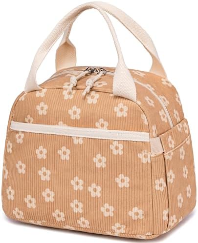 Borsa Pranzo Termica Nanxson - Tote In Corduroy Impermeabile Per Lavoro, Picnic E Viaggi