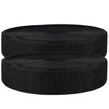 Haken- und Flauschband Rolle Nylon Schwarz für Kleidung und Tasche