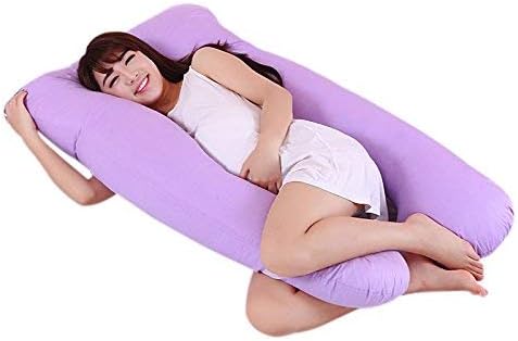 Ohwens Pillow Case,Maternity Pillow Cover,Pregnancy Pillow CCase, U Shaped Body Pillow - for Pregnant Women - Full Tummy Support - Maternity Pillow Case- with Double Zipper - Washable Cover