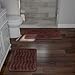 Lavish Home 2-Piece Memory Foam Bath Mat Set, Chocolate