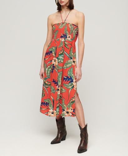Robe Superdry Longue Smocked Midi Beach EU - vue 9
