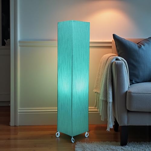 Image of Cotton Fabric Floor Lamp for Bedroom's Desk Lamp for LivingRoom, Bed Room, Office | Night Stand Dimmable Room Floor Lamp for Reading Corner Lamp | Bulb Included