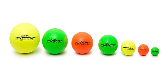 Foto 3 de 3 de Speedminton - Juego de 3 pelotas de superball (7 cm)