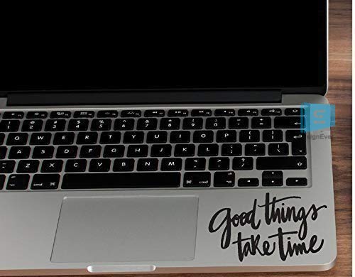 See full amazon price history chart for SIGN EVER Good Things Take A Time Quotes Laptop Trackpad Stickers for 15.6 14 13 12 Inches and All Models Decals Vinyl L x H 8.00 cm x 6.50 cm Pack of 2 SIGN EVER Good Things Take A Time Quotes Laptop Trackpad Stickers for 15.6 14 13 12 Inches and All Models Decals Vinyl L x H 8.00 cm x 6.50 cm Pack of 2 (B083RSMSR9) Amazon Price History, Amazon Price Tracker
