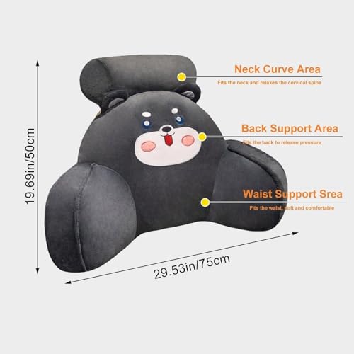 Oreiller de lecture luxueux avec coussin de dossier et support cervical - 8