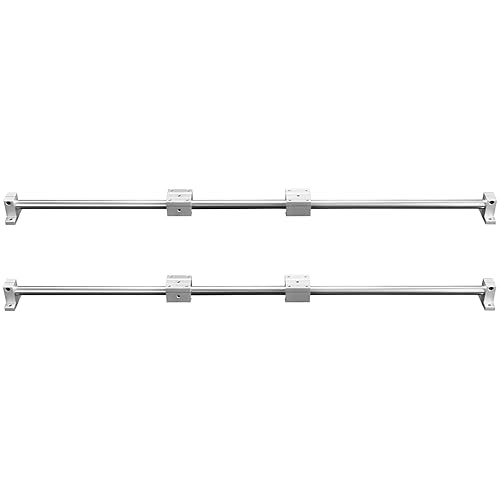 Miniatura 11 de VEVOR Diapositiva de riel lineal SFC16-39.370 in 2 PCS 39.4 in1000mm SFC16 Rieles guía 4 piezas SC16 Bloques deslizantes 4 piezas de rieles lineales